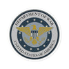 Department of War (DoW), Round Stickers