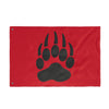 Red Team, Double-Sided Flag (Black on Red)