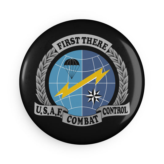 CCT Flash (Colored Logo), Black Button Magnet