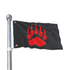 Red Team, Double-Sided Flag (Red on Black)