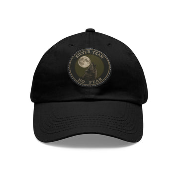 Silver Team, Dad Hat with Leather Patch