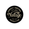 Vintage CCT (Tan), Outdoor Stickers