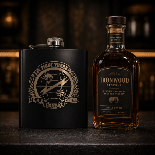 Engraved Flask w/ CCT Flash