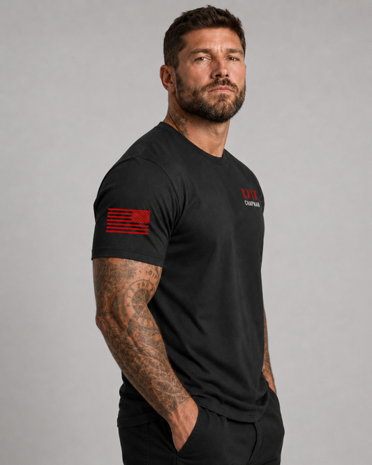 XXIV - John A. Chapman “Chappy” T-Shirt (with USA Flag)