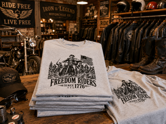 Freedom Riders Since 1776 (Black) "Crossing the Delaware River"