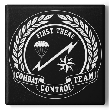 Old School CCT - Ceramic Coaster (Black)