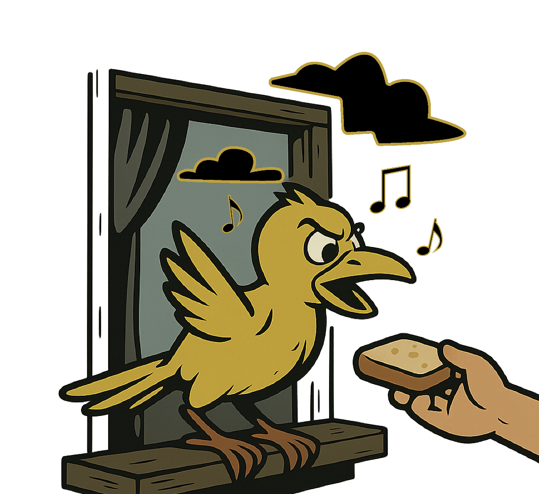 A Yellow Bird . . .