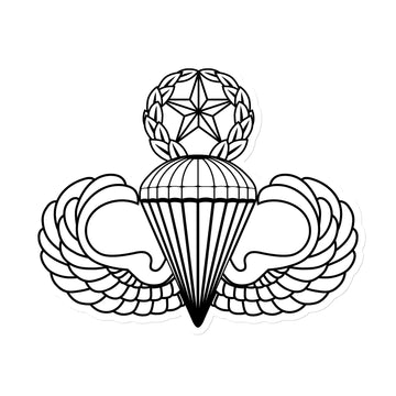 Static Line Jumpmaster die-cut magnet