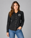 Women's Harriton Denim Long Sleeve