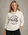 Ladies Hoodie French Terry (Black Logo)