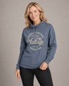 Ladies Hoodie French Terry (Tan Logo)