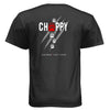 Graphite black Chappy Takur Ghar Combat Controller shirt back graphic