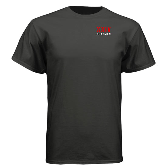 Graphite black John Chapman Chappy Combat Controller shirt front view