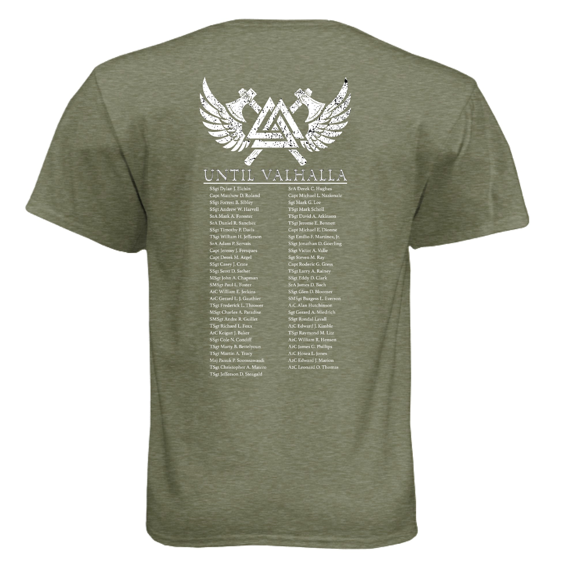 MILITARY GREEN - BACK