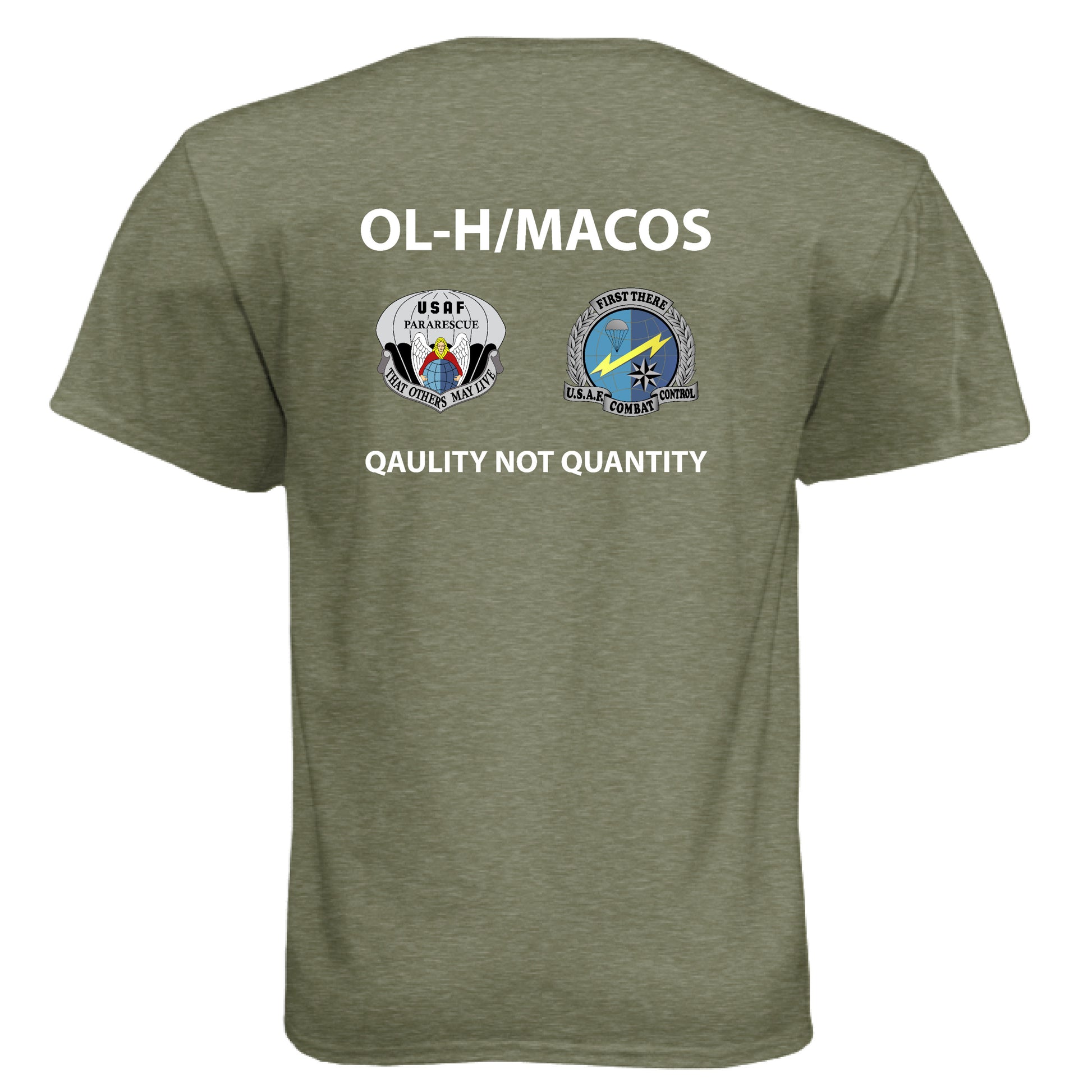 MILITARY GREEN - BACK