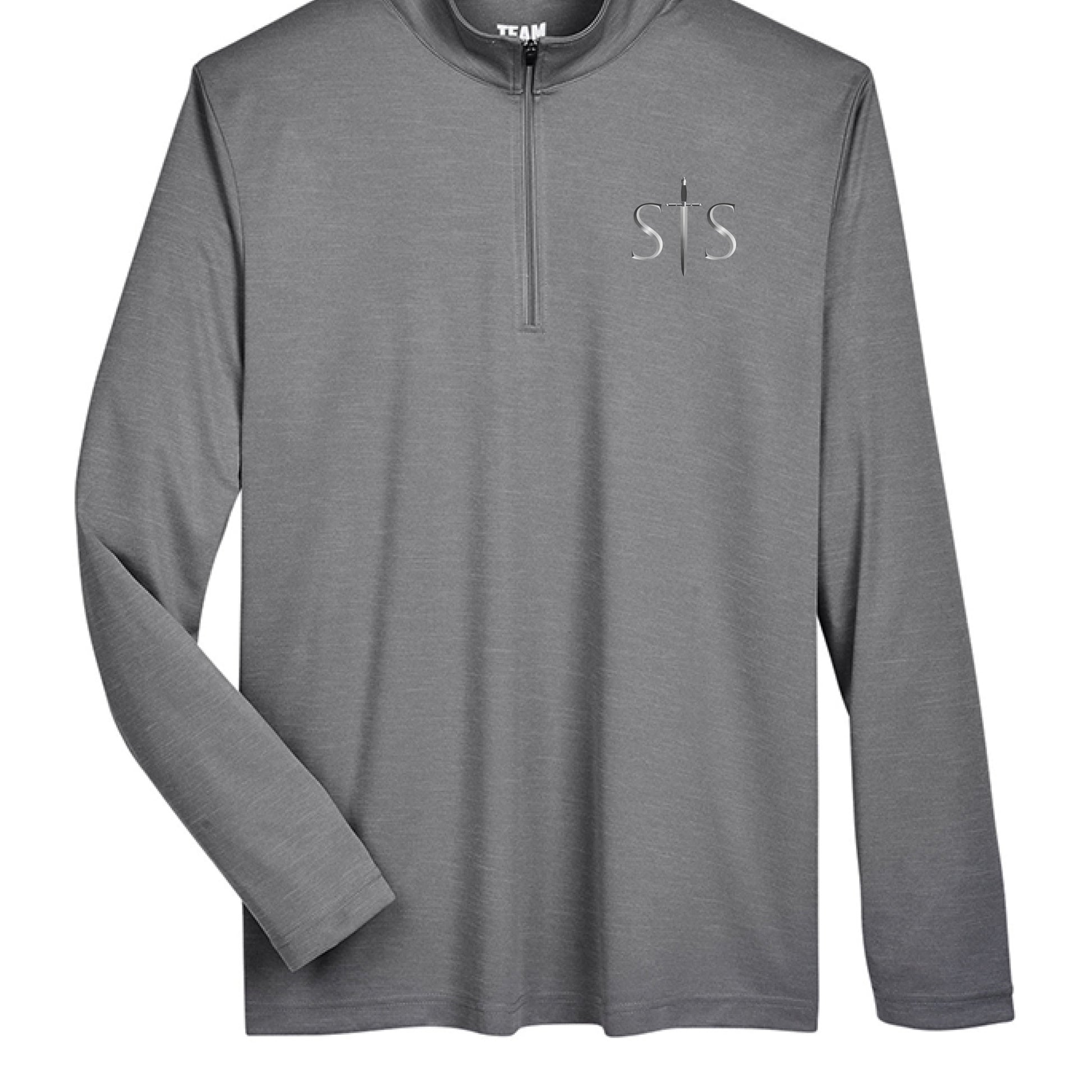 DK GREY HEATHER - FRONT