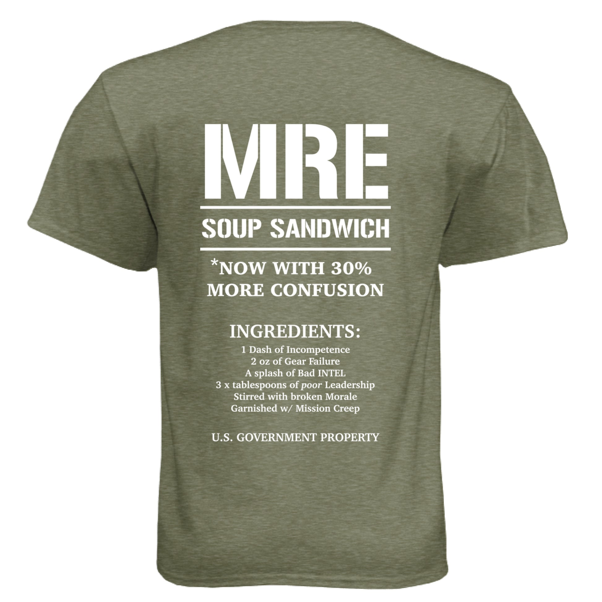 MILITARY GREEN - BACK