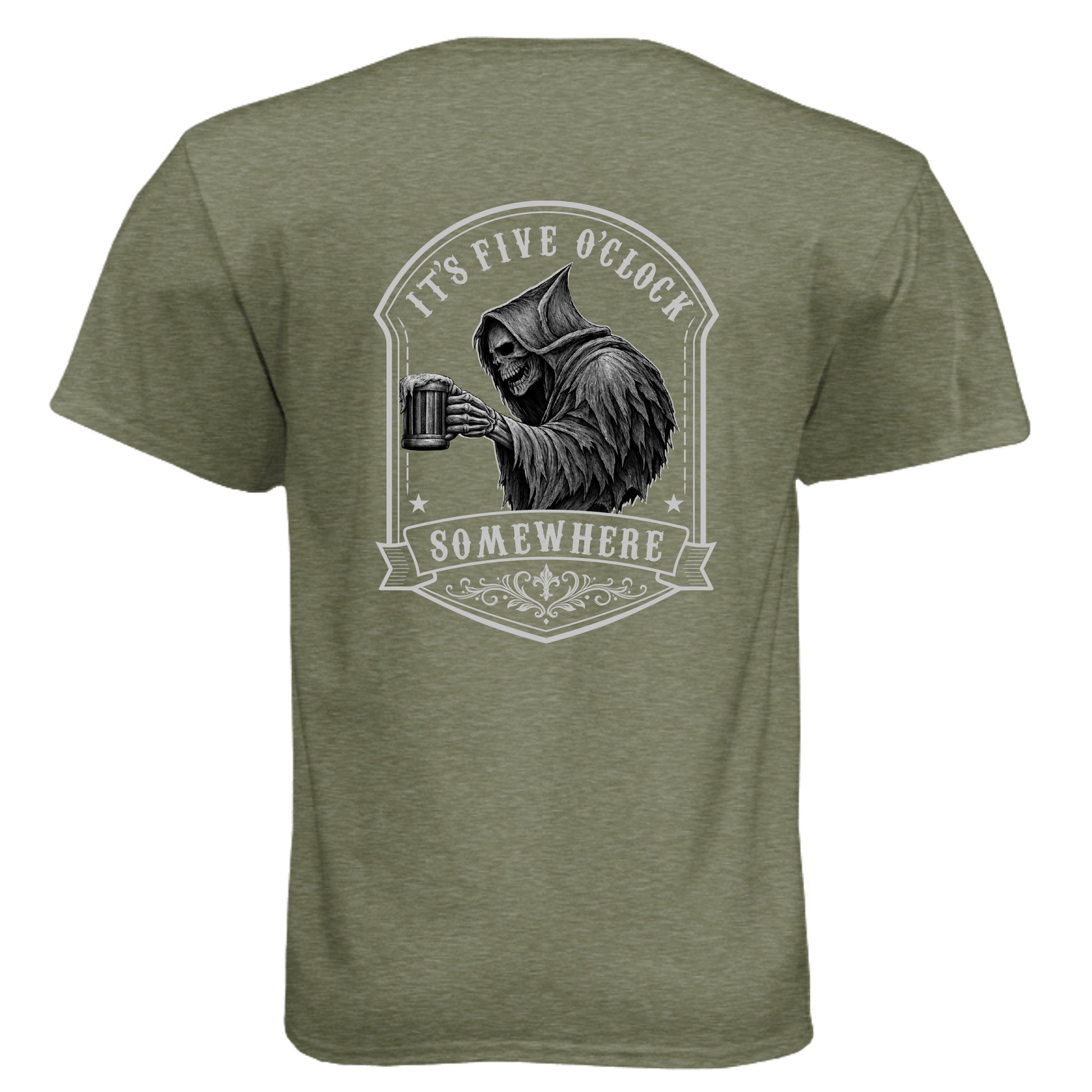 MILITARY GREEN - 6010 - BACK
