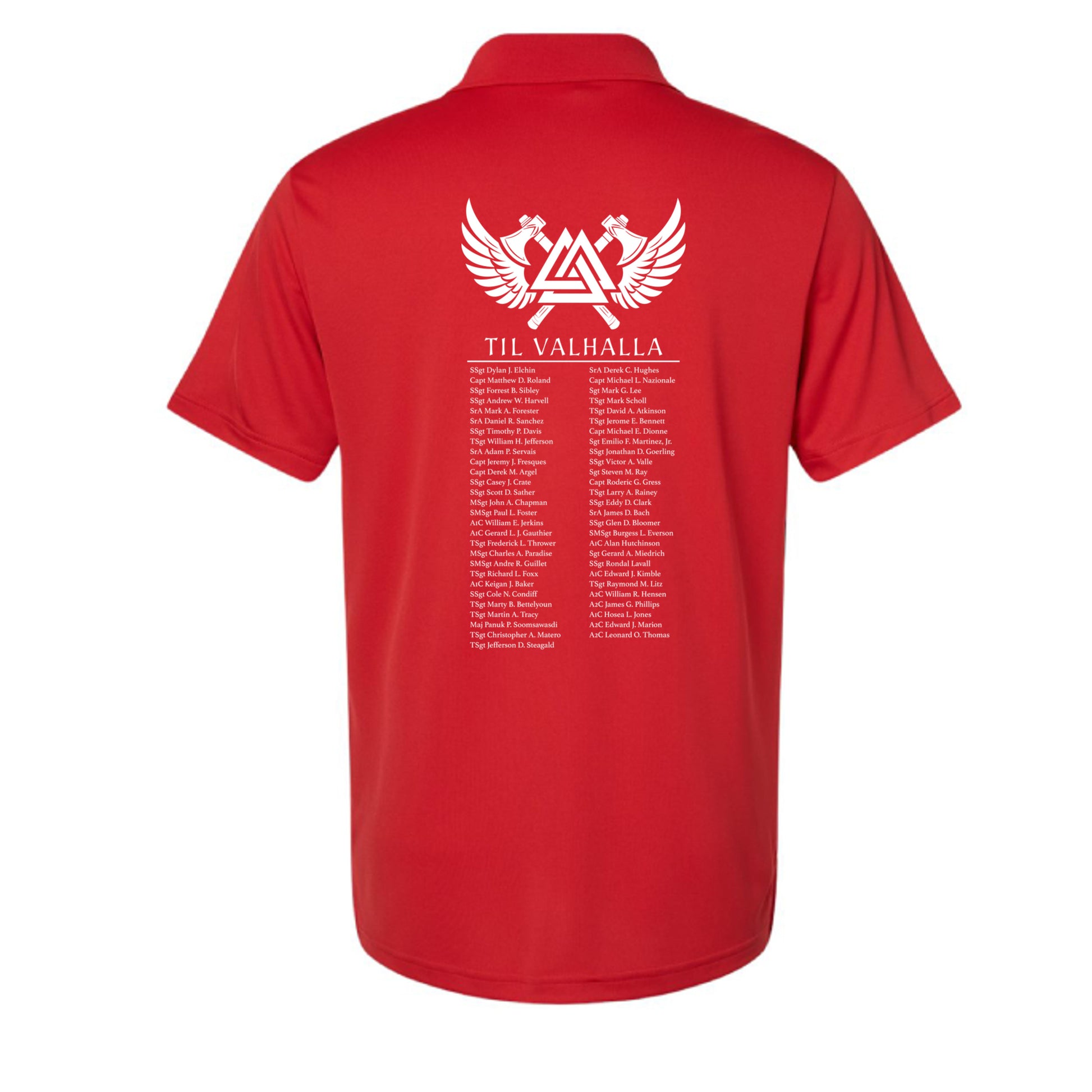 Collegiate Red - A230 - BACK
