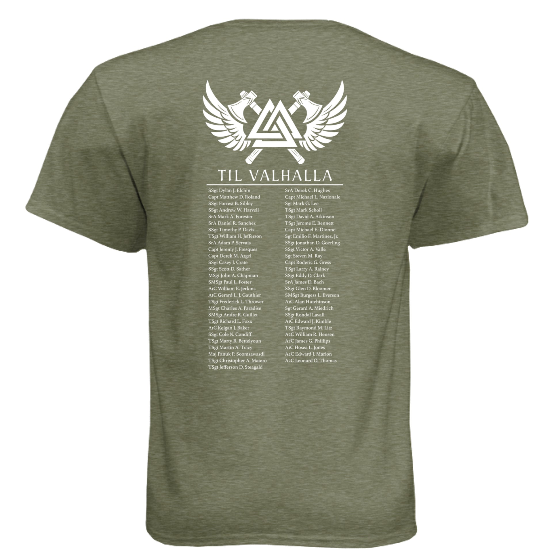 MILITARY GREEN - 6010 - BACK