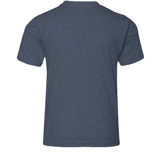 Heather Navy - 3001YCVC - BACK