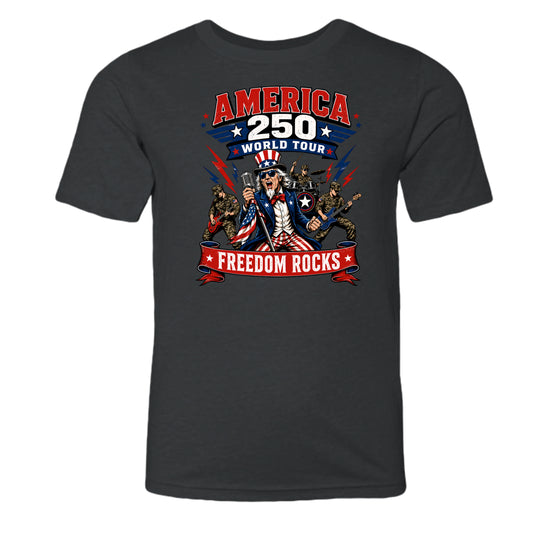 Dark Grey Heather - 3001YCVC - FRONT