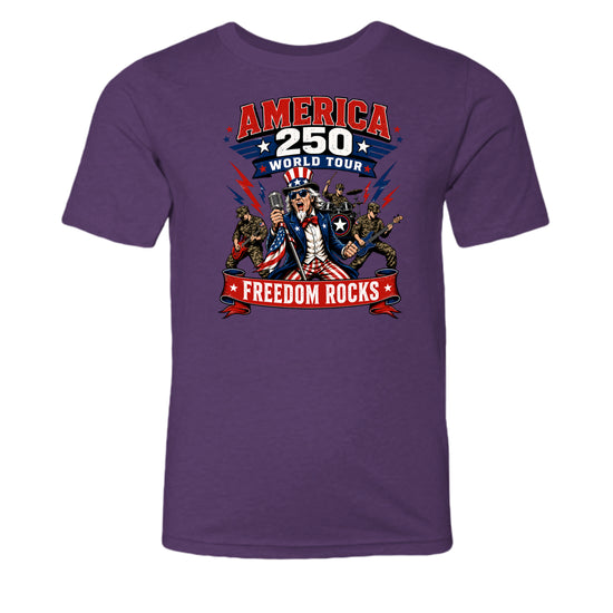 Heather Team Purple - 3001YCVC - FRONT