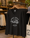 Women's Long Sleeve V-Neck