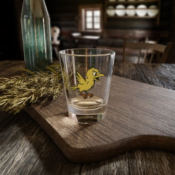 Yellow Bird . . ., Shot Glass
